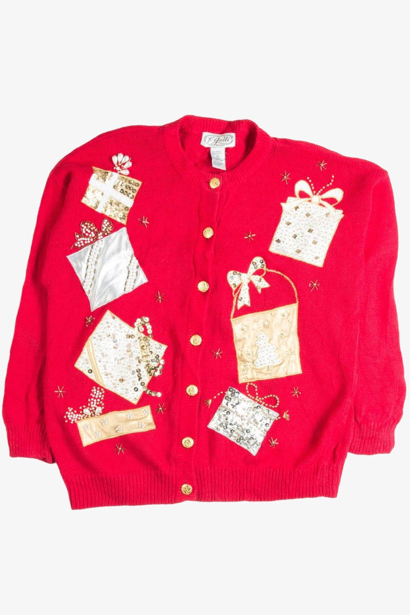 Red Ugly Christmas Cardigan 49893