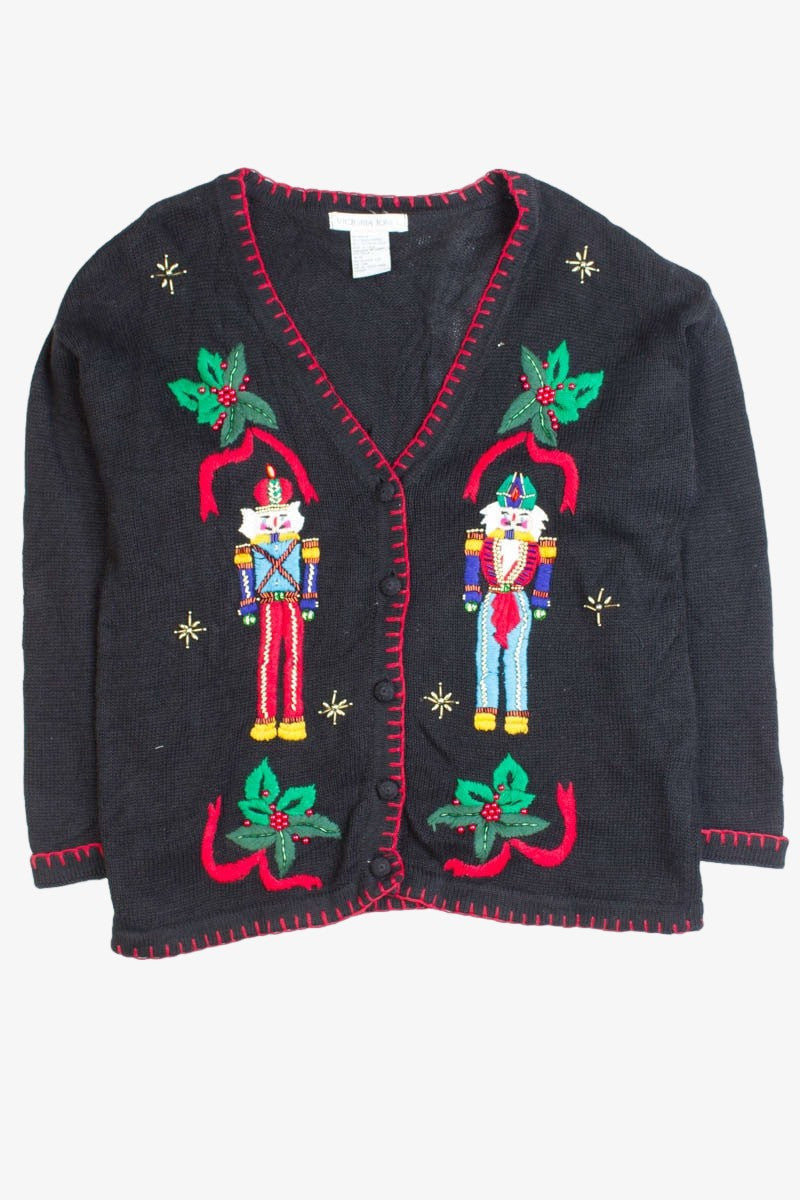 Black Ugly Christmas Cardigan 49999