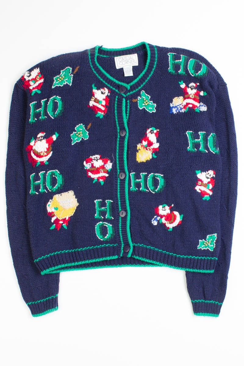 Blue Ugly Christmas Cardigan 50006