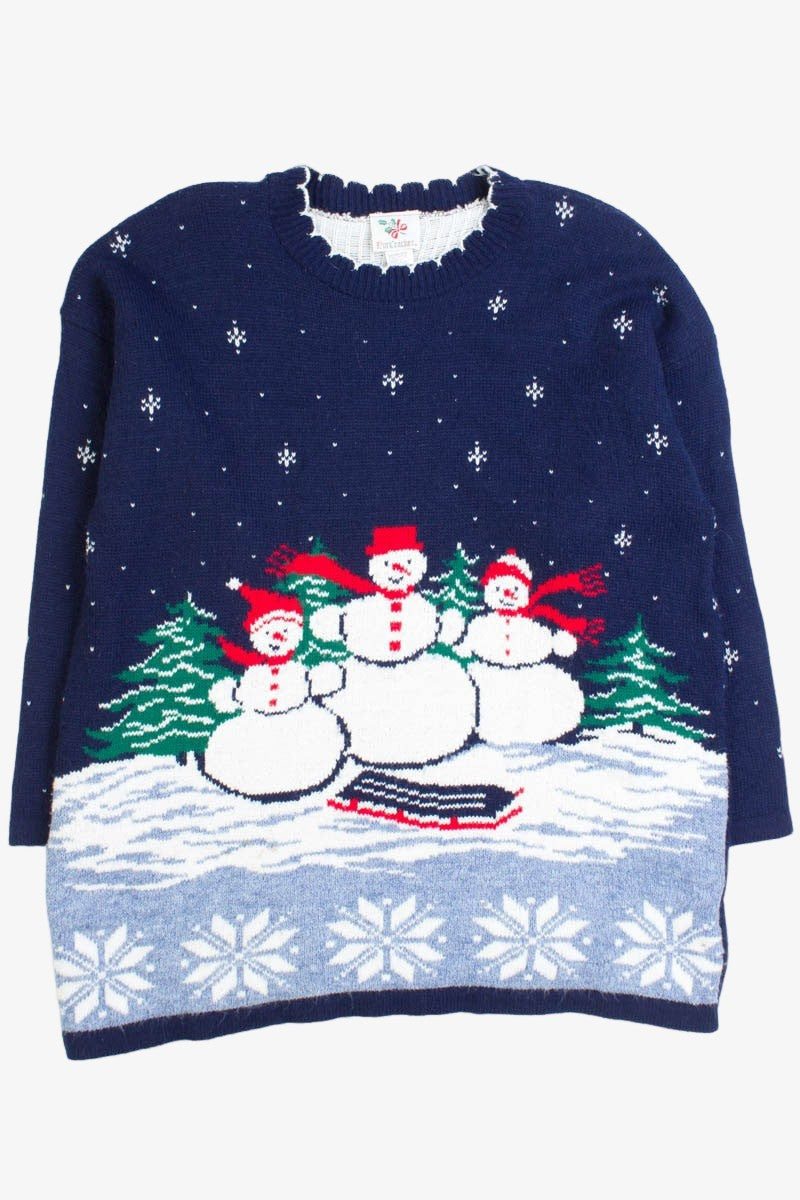 Blue Ugly Christmas Pullover 50024
