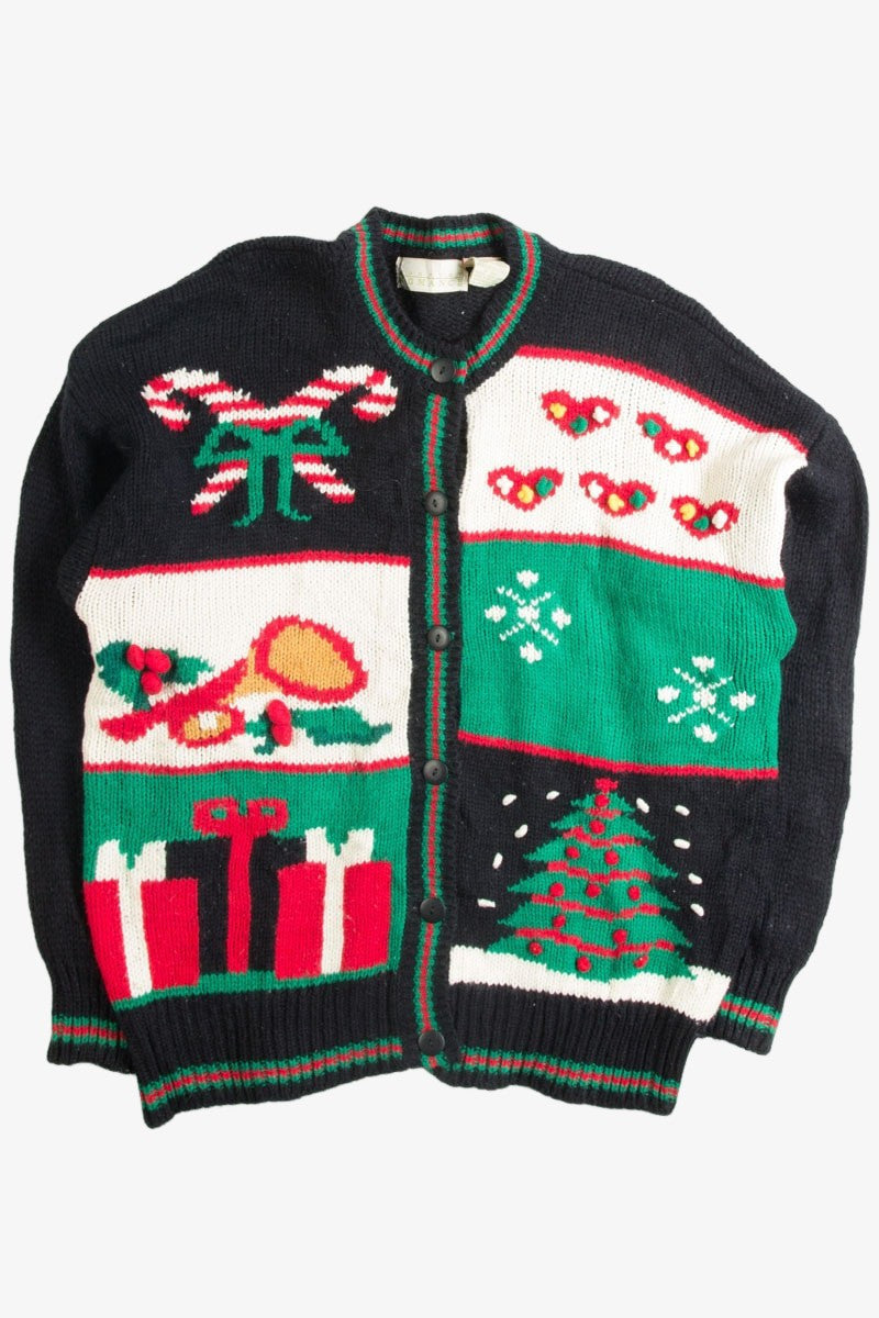 Black Ugly Christmas Cardigan 50033