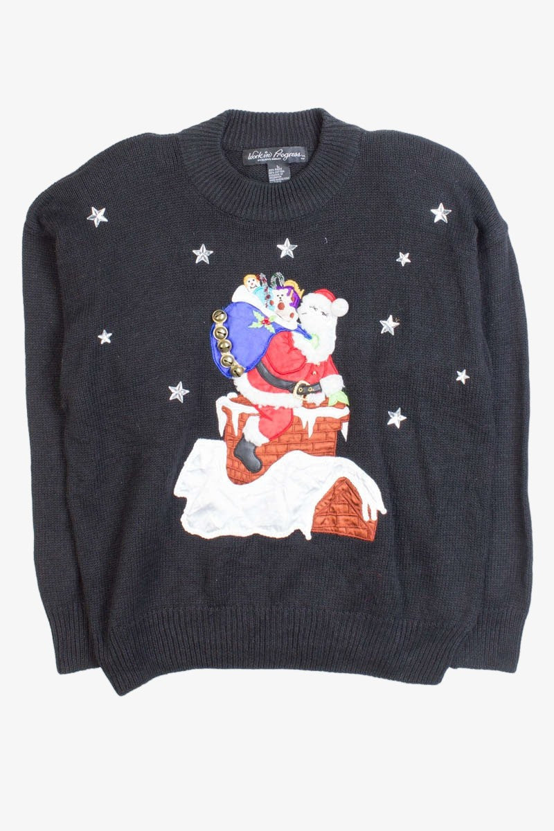 Black Ugly Christmas Pullover 50066