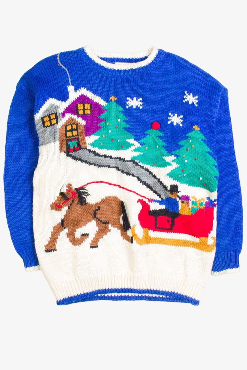 Blue Ugly Christmas Pullover 50069