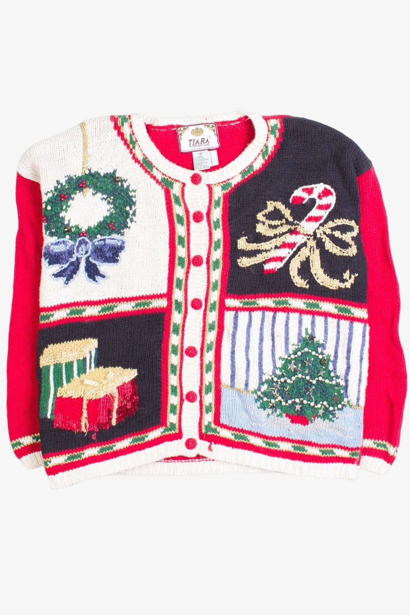 Red Ugly Christmas Cardigan 50074
