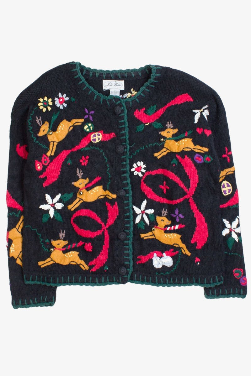 Black Ugly Christmas Cardigan 50163