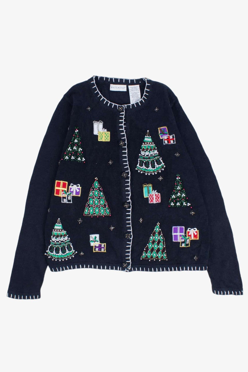 Black Ugly Christmas Cardigan 55160
