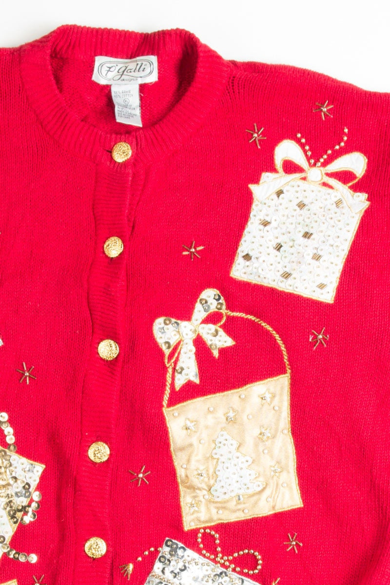 Red Ugly Christmas Cardigan 49893