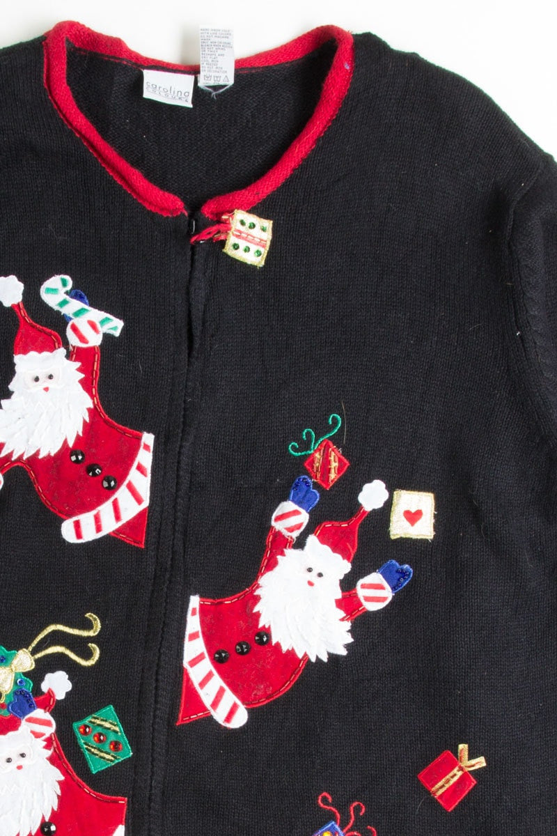 Black Ugly Christmas Cardigan 49908