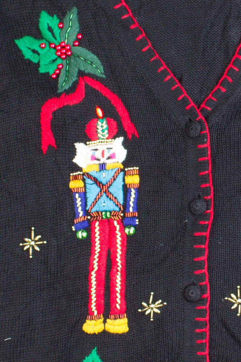 Black Ugly Christmas Cardigan 49999