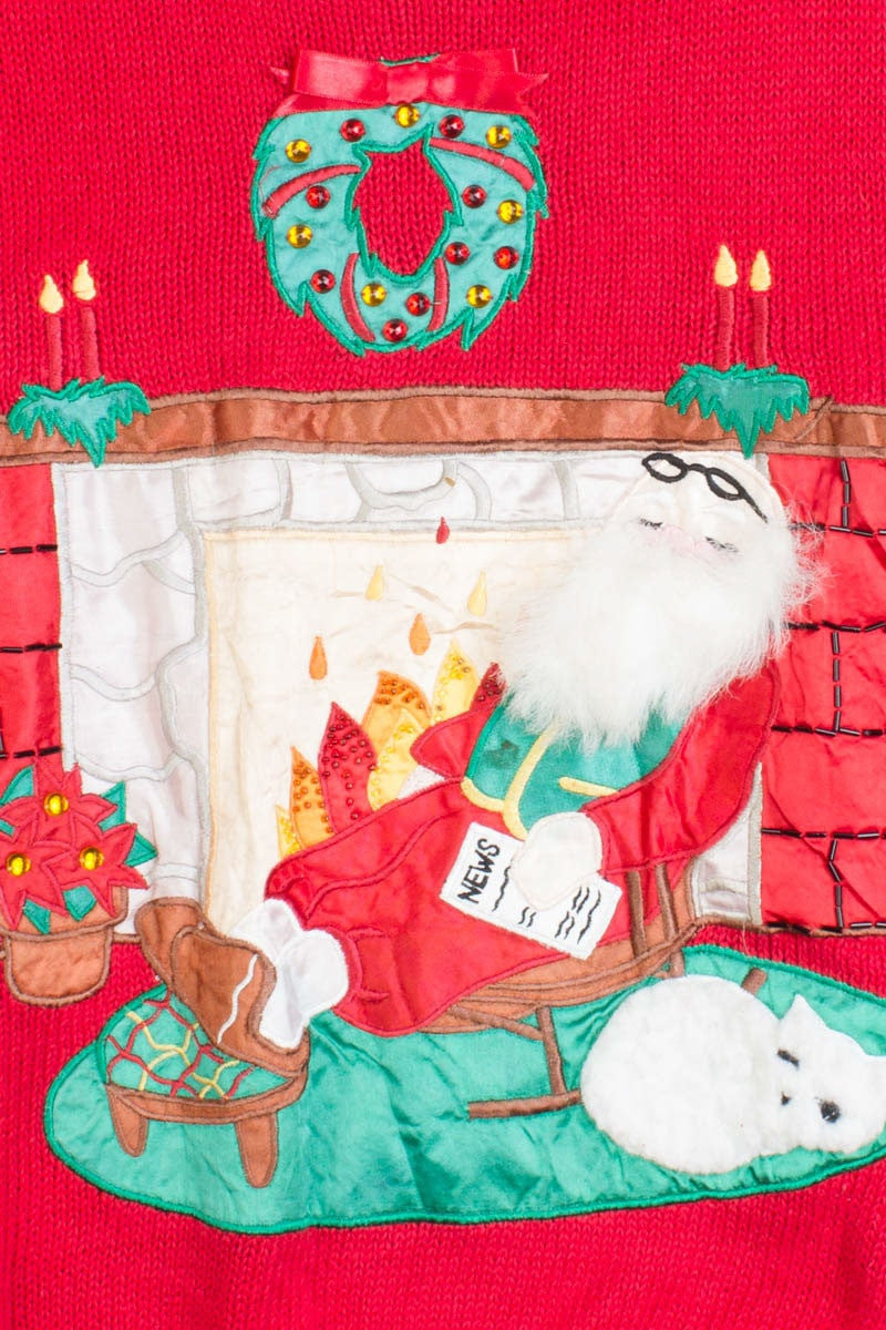 Red Ugly Christmas Pullover 50027