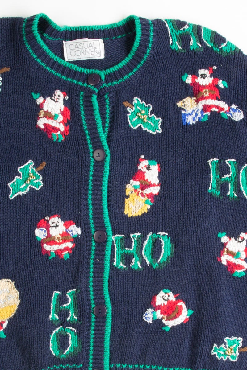 Blue Ugly Christmas Cardigan 50094