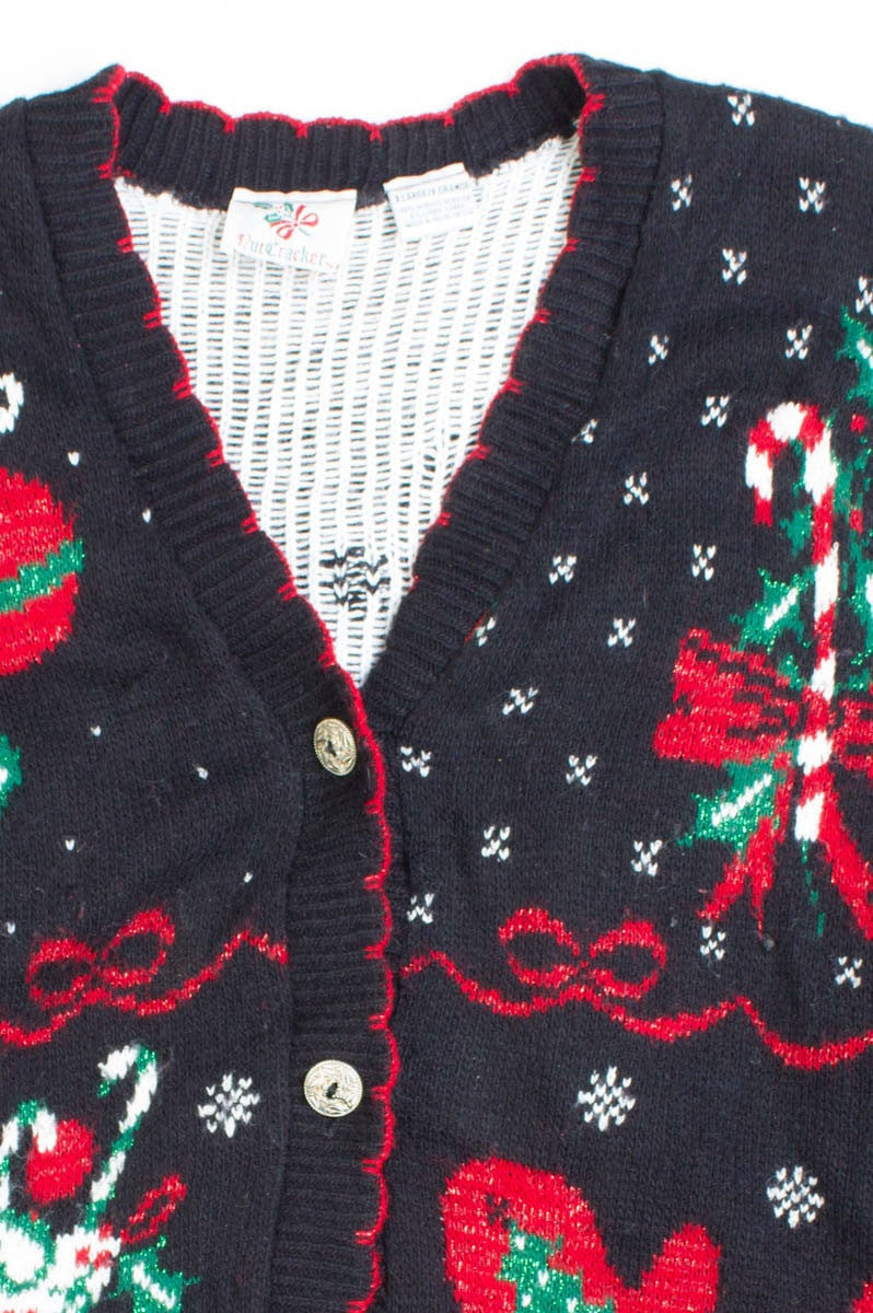 Black Ugly Christmas Cardigan 50142