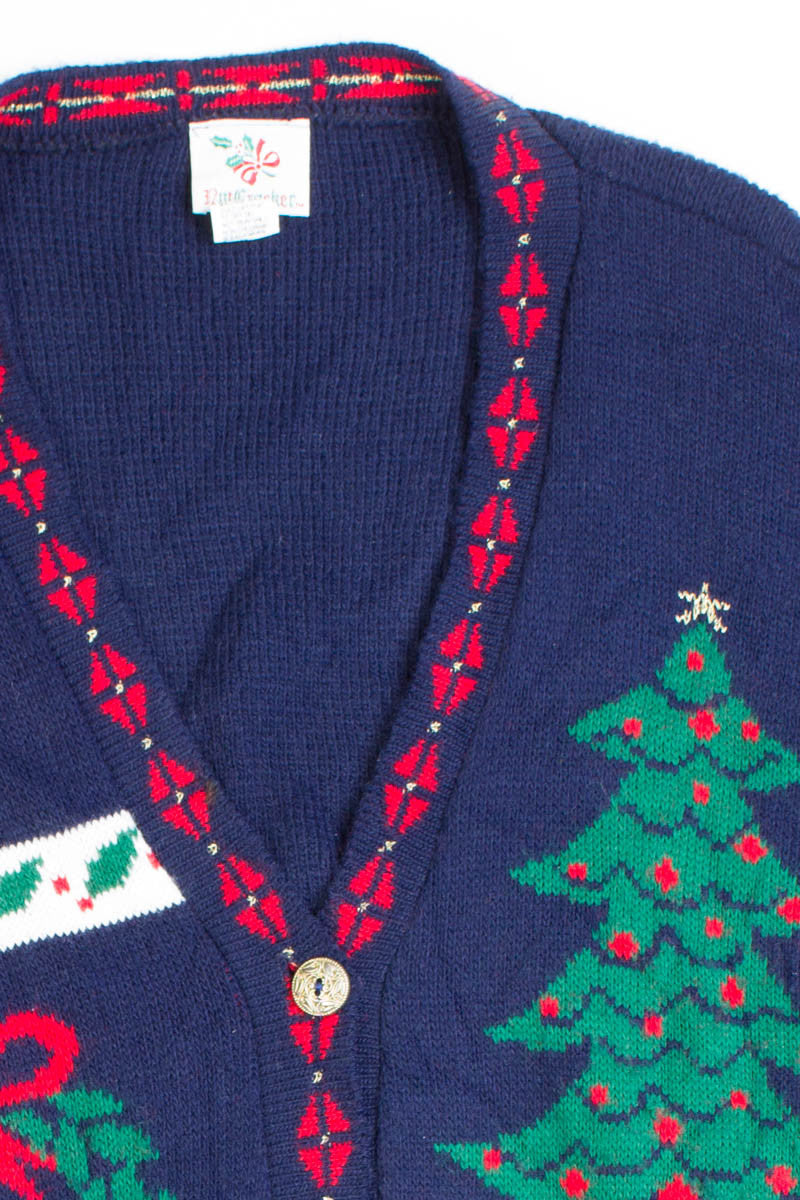Blue Ugly Christmas Cardigan 50335
