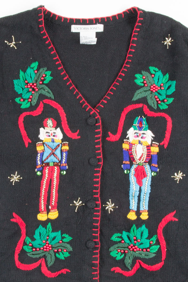 Black Ugly Christmas Cardigan 50749