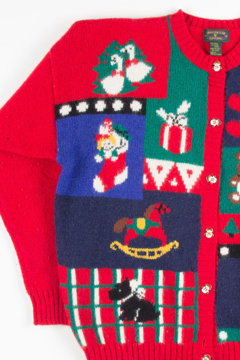 Red Ugly Christmas Cardigan 50877