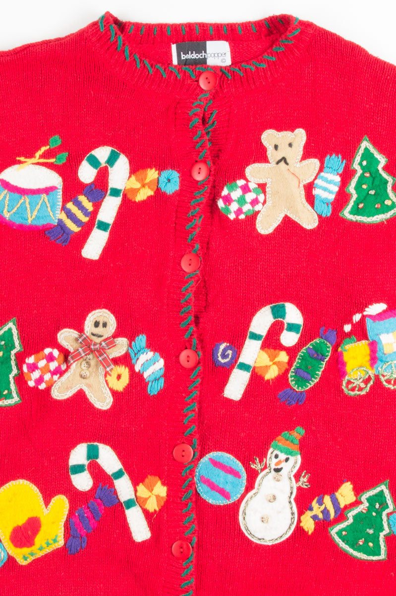 Red Ugly Christmas Cardigan 50880