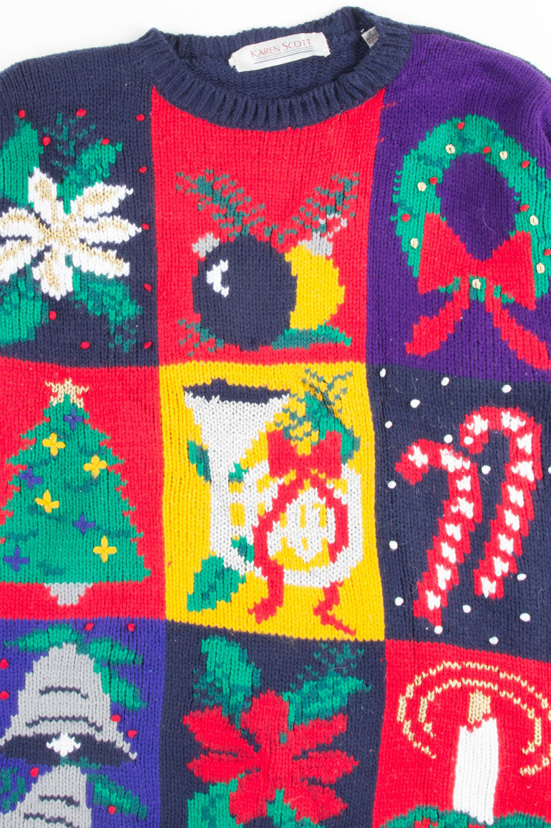 Blue Ugly Christmas Pullover 50913