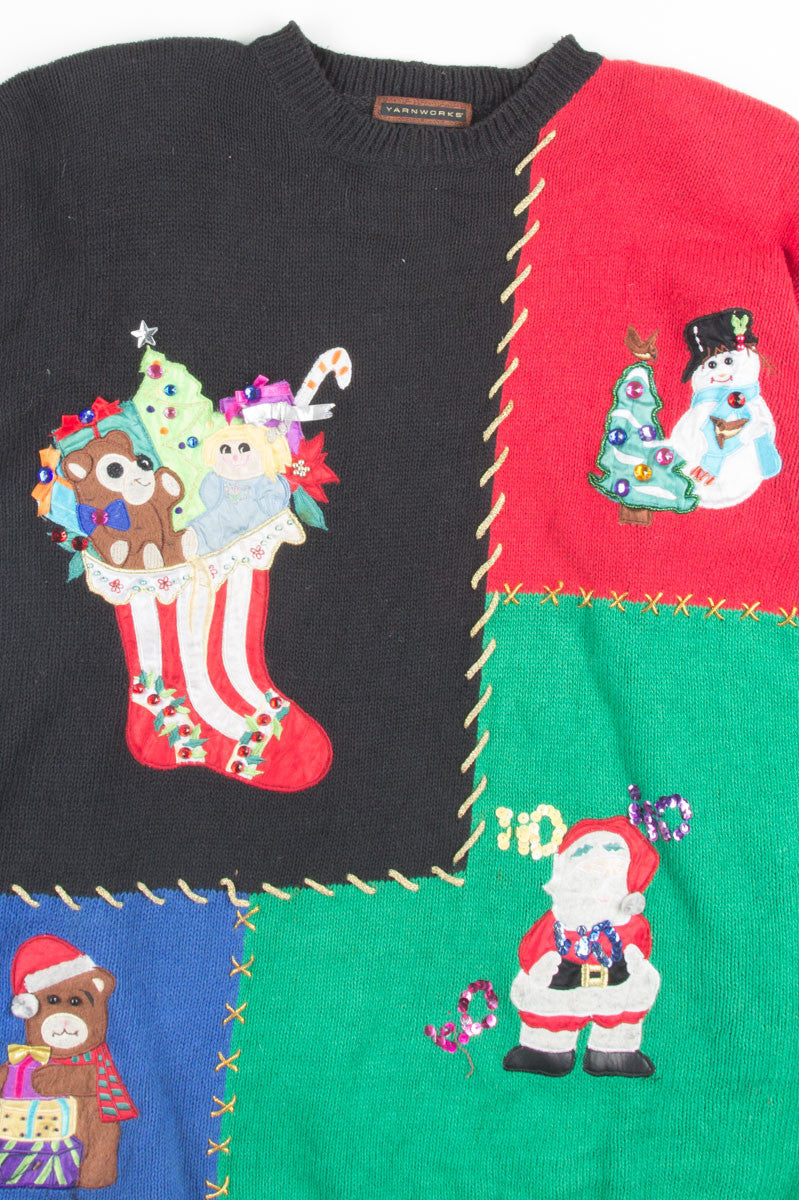 Black Ugly Christmas Pullover 50914