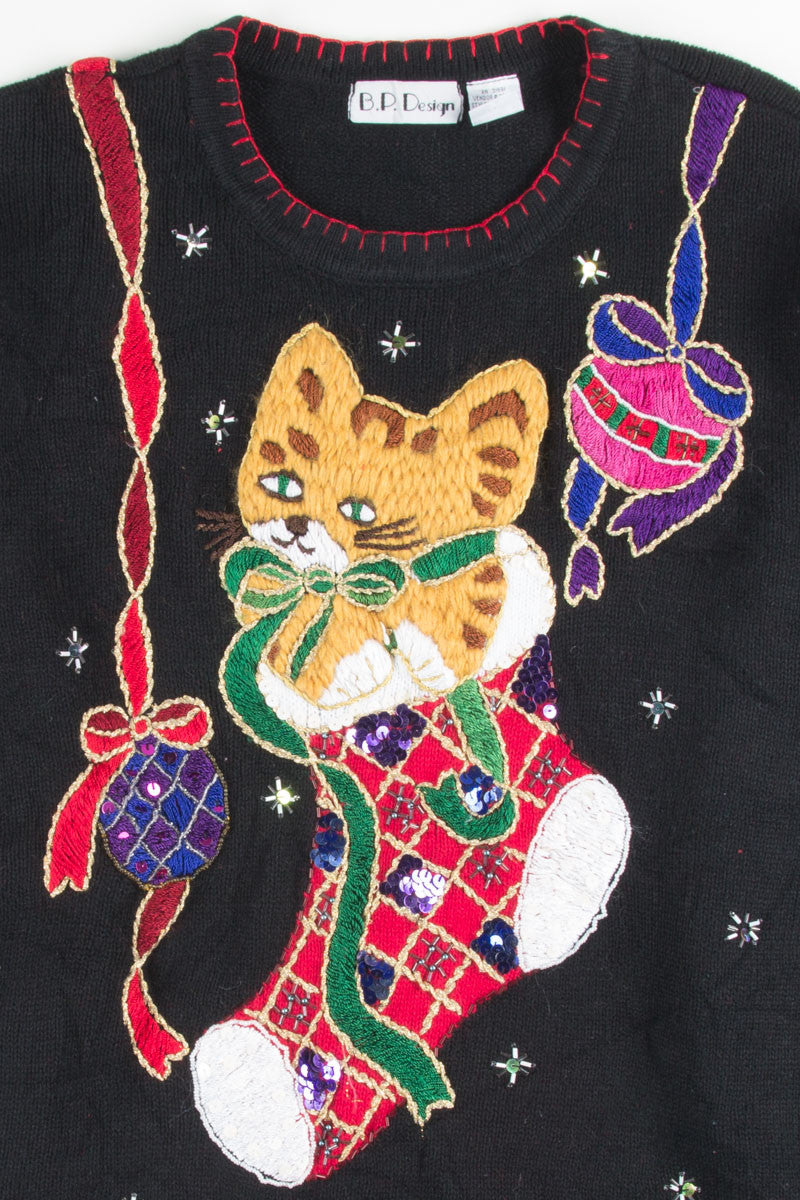 Black Ugly Christmas Pullover 51202