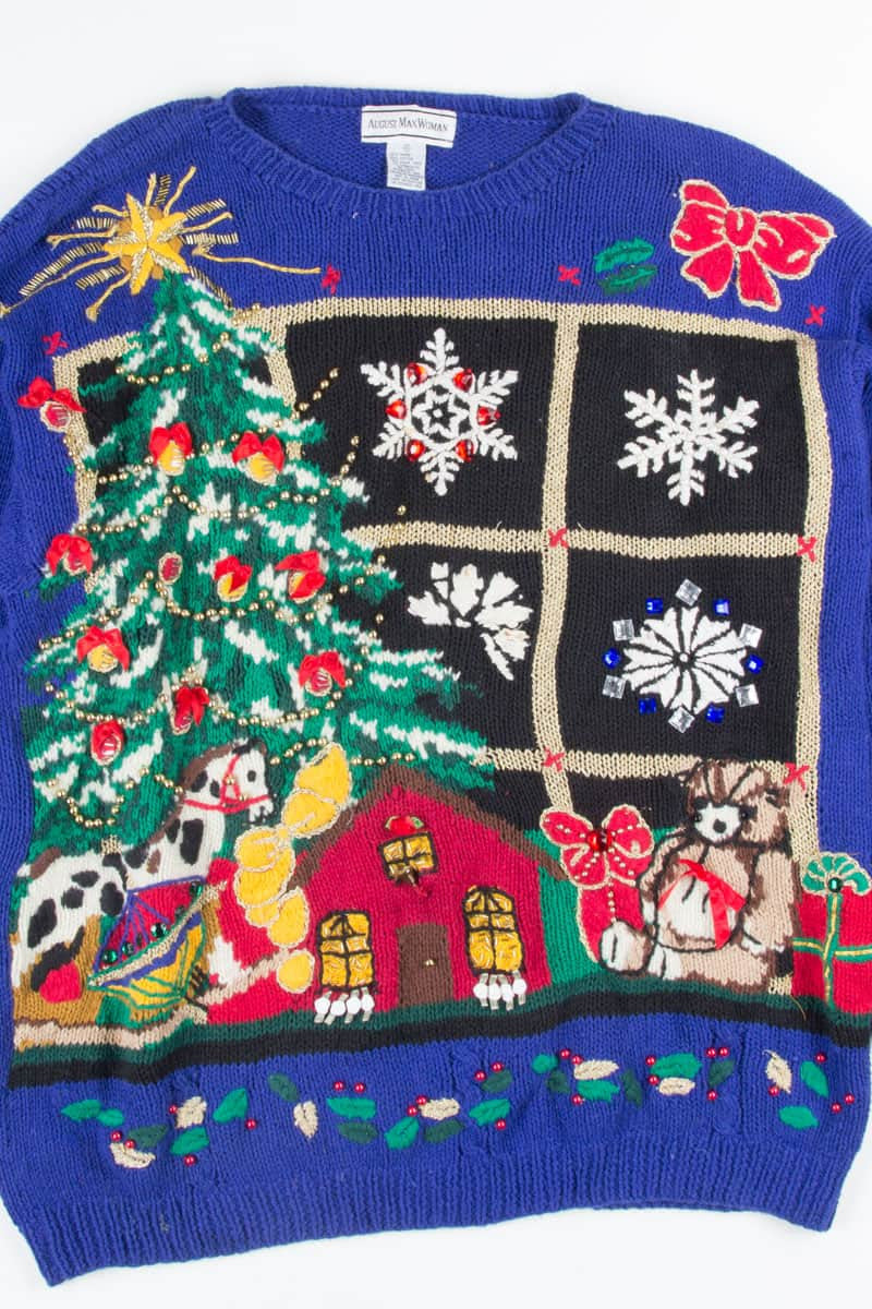 Blue Ugly Christmas Pullover 51423