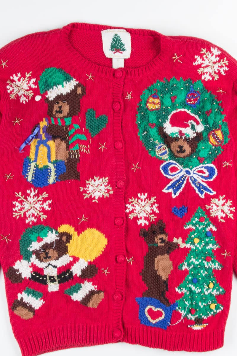Red Ugly Christmas Cardigan 51428
