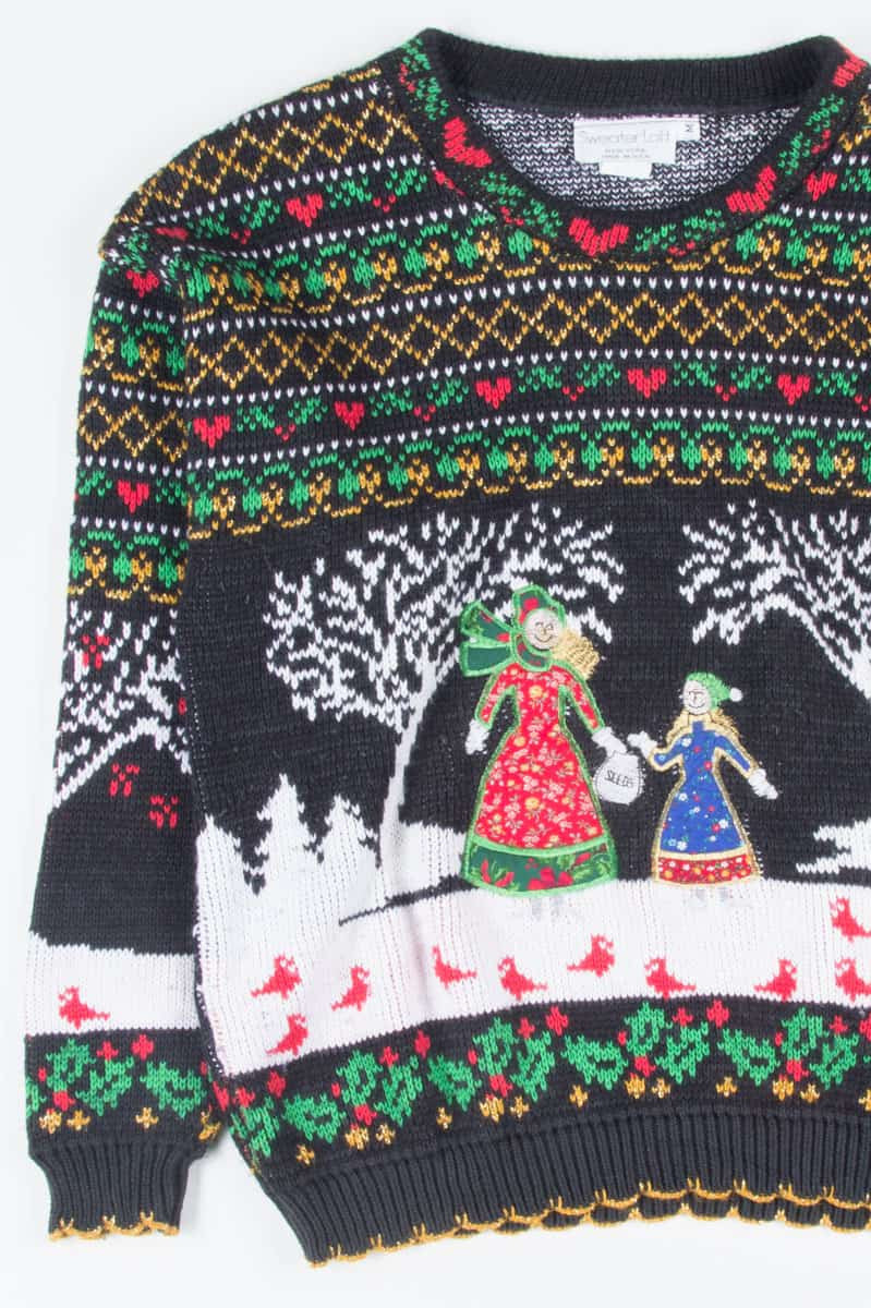 Black Ugly Christmas Pullover 51481