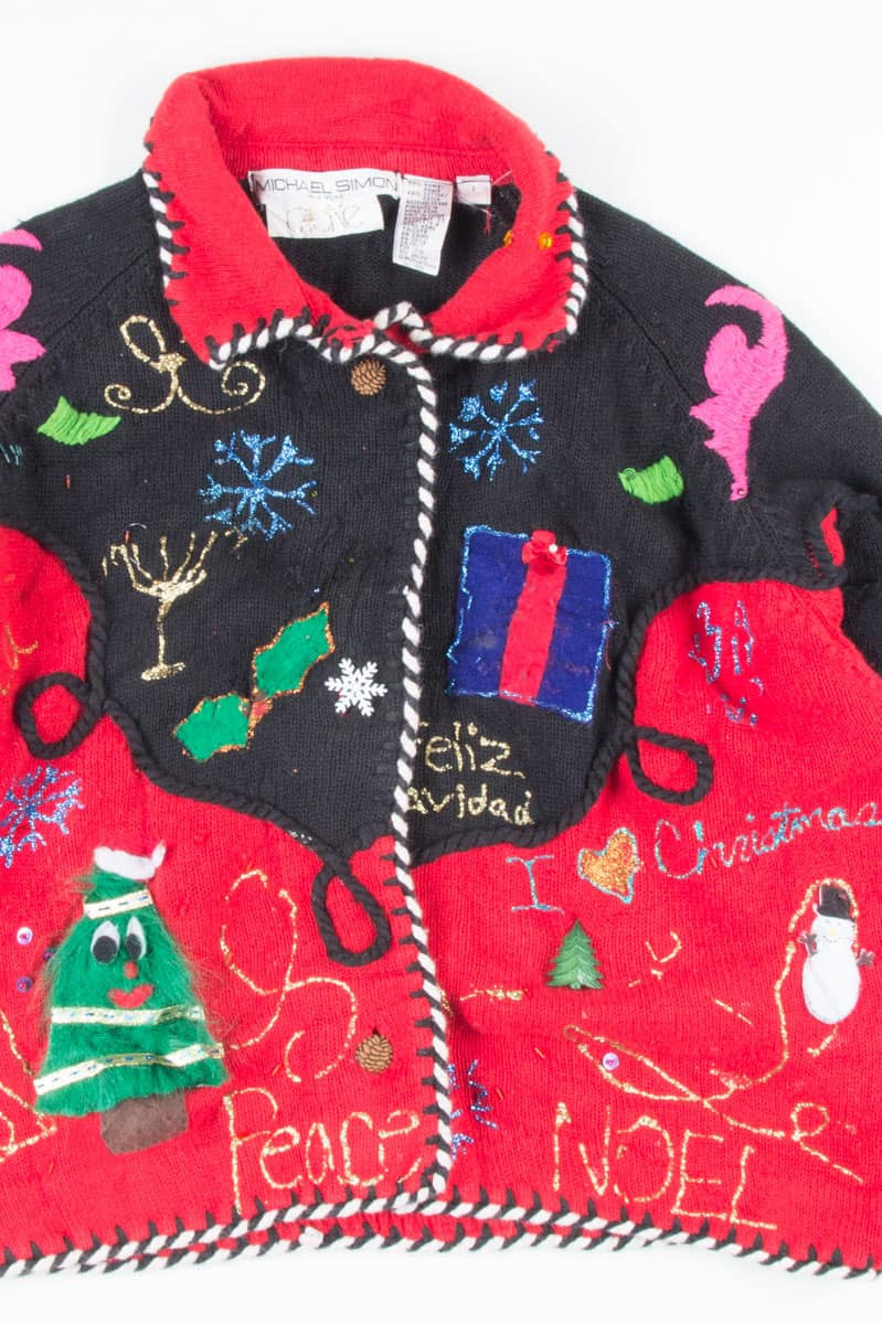 Red Ugly Christmas Cardigan 51486