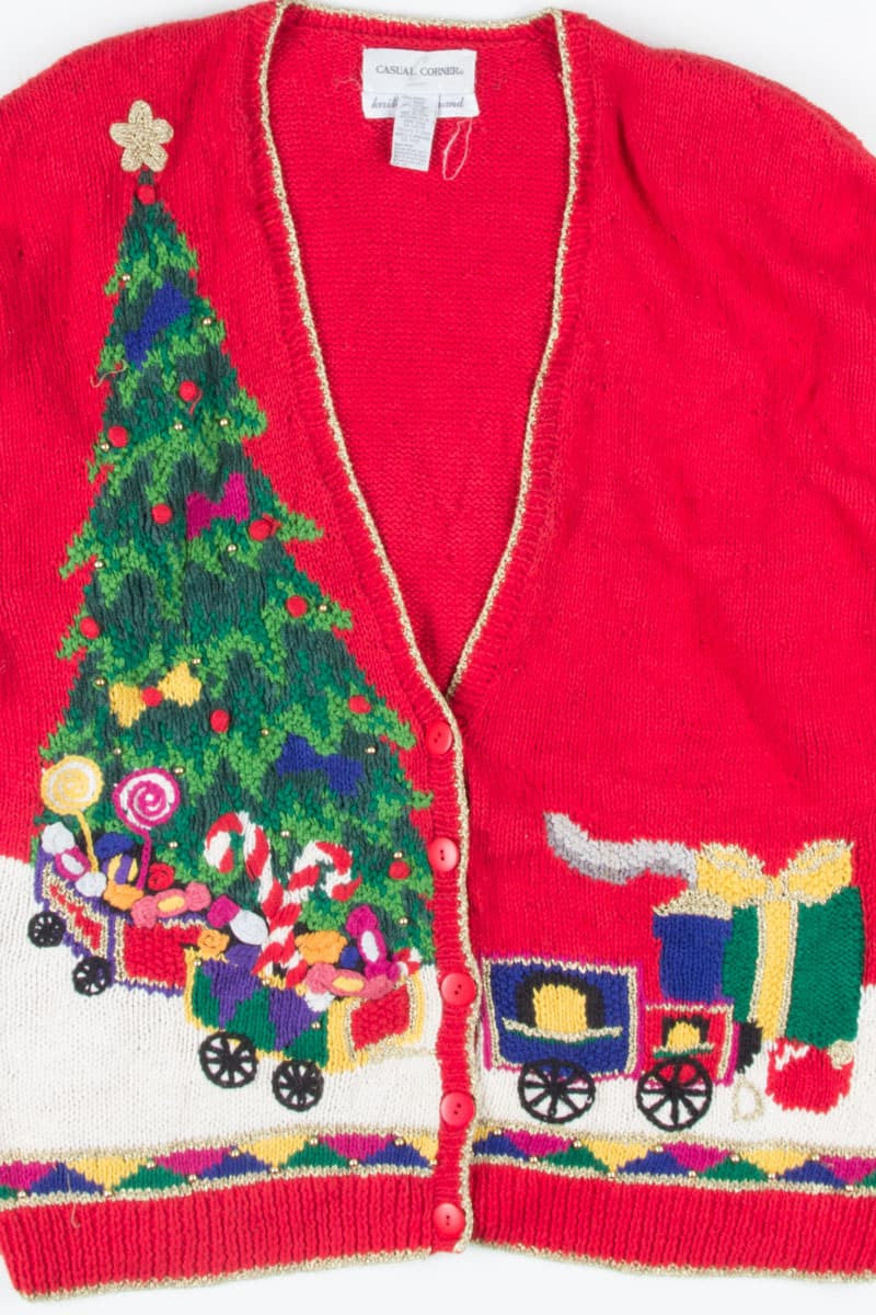 Red Ugly Christmas Cardigan 51713