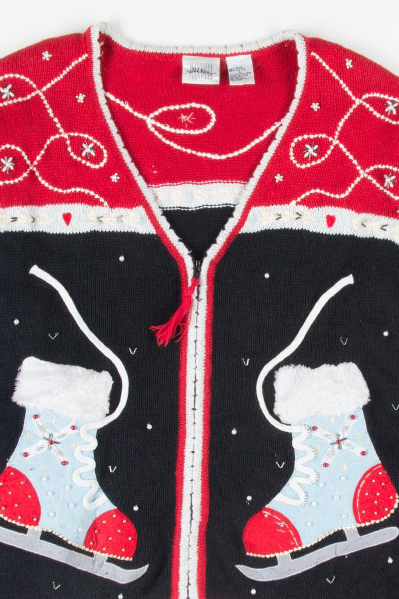 Black Ugly Christmas Cardigan 51852