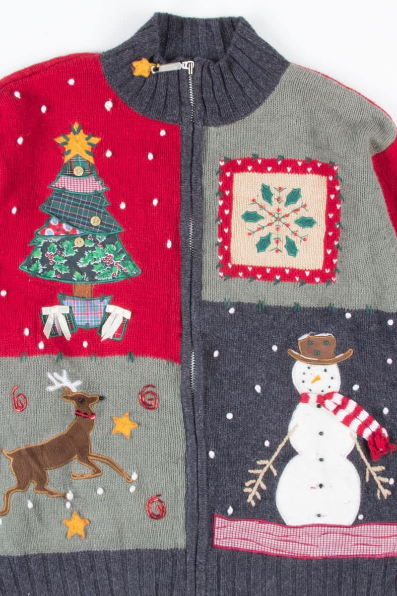 Multicolor Ugly Christmas Cardigan 51925