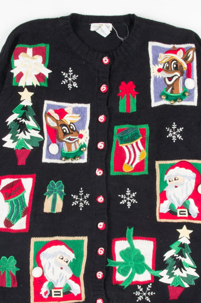 Black Ugly Christmas Cardigan 51939