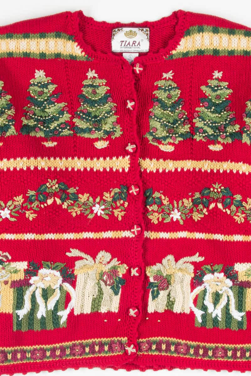 Red Ugly Christmas Cardigan 51950
