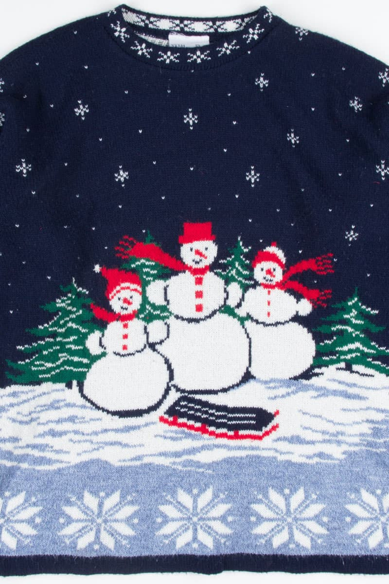 Blue Ugly Christmas Pullover 52011