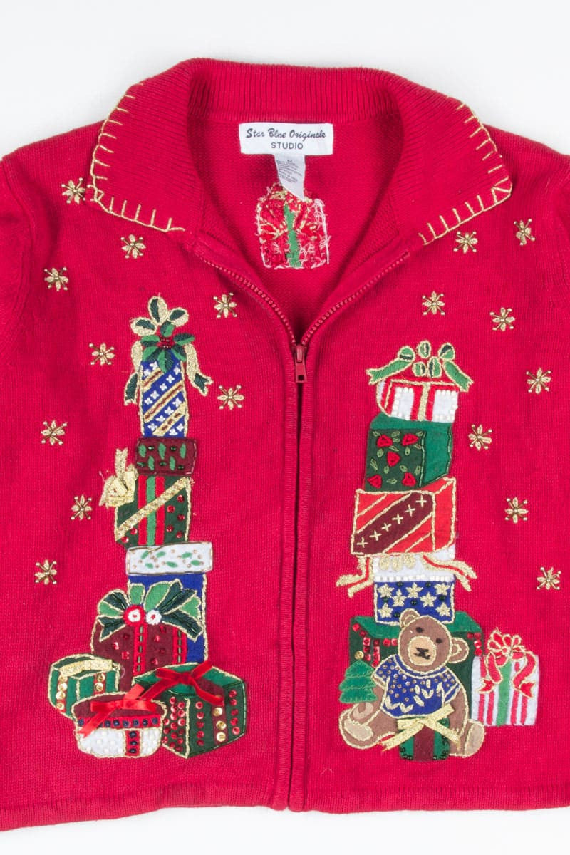 Red Ugly Christmas Cardigan 52118