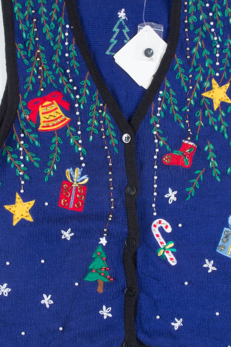 Blue Ugly Christmas Vest 52170