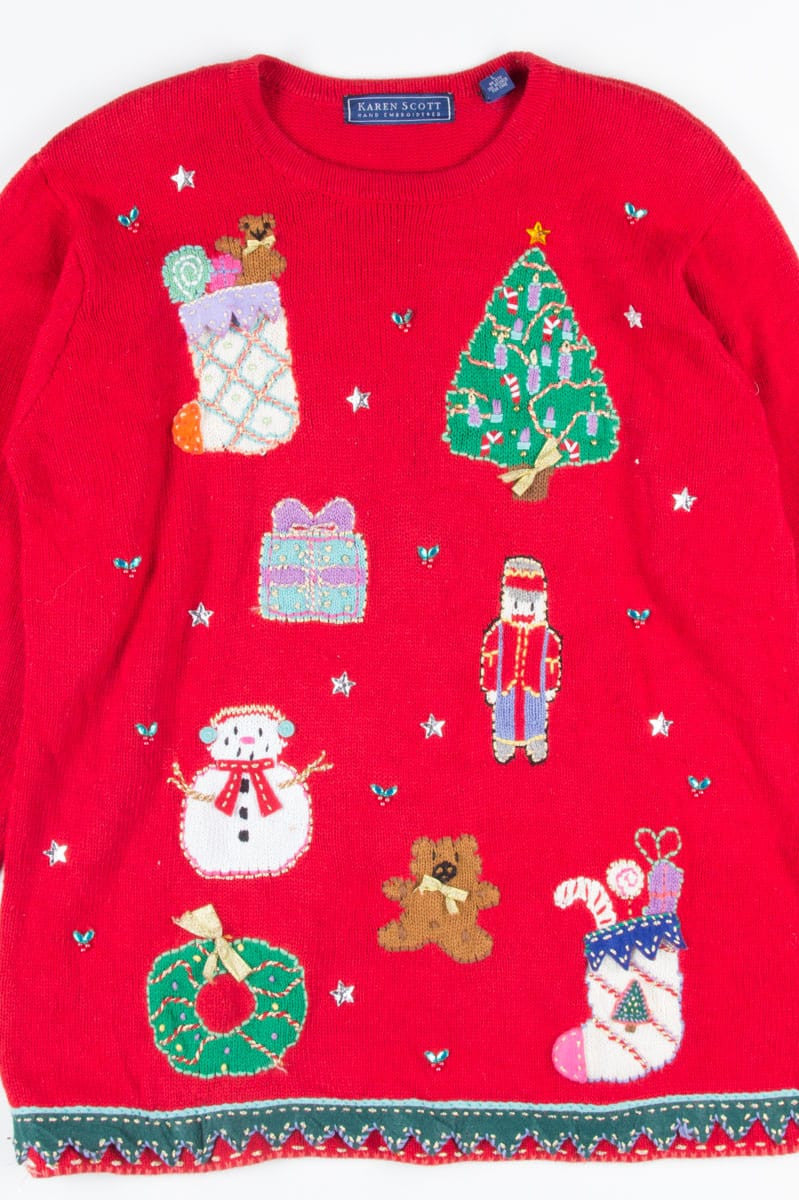 Red Ugly Christmas Pullover 52243