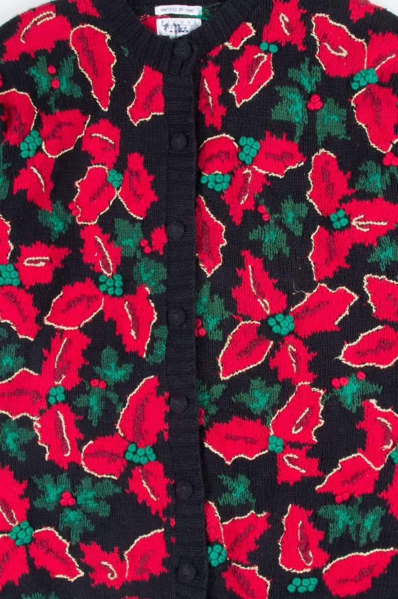 Black Ugly Christmas Cardigan 52305