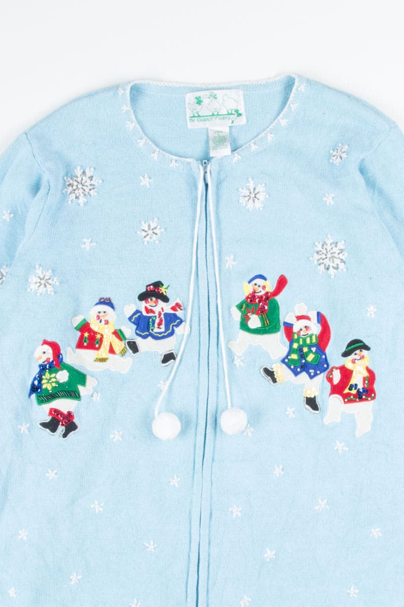 Blue Ugly Christmas Cardigan 52384