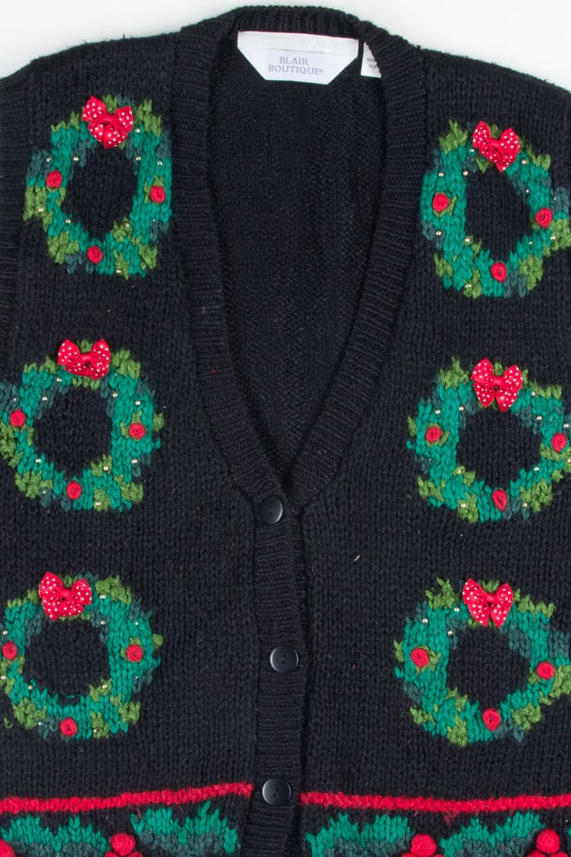 Black Ugly Christmas Vest 52470