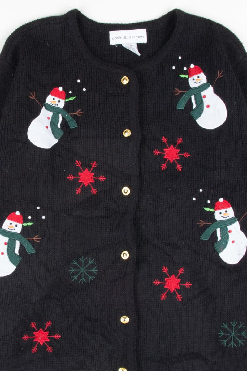 Black Ugly Christmas Cardigan 52661