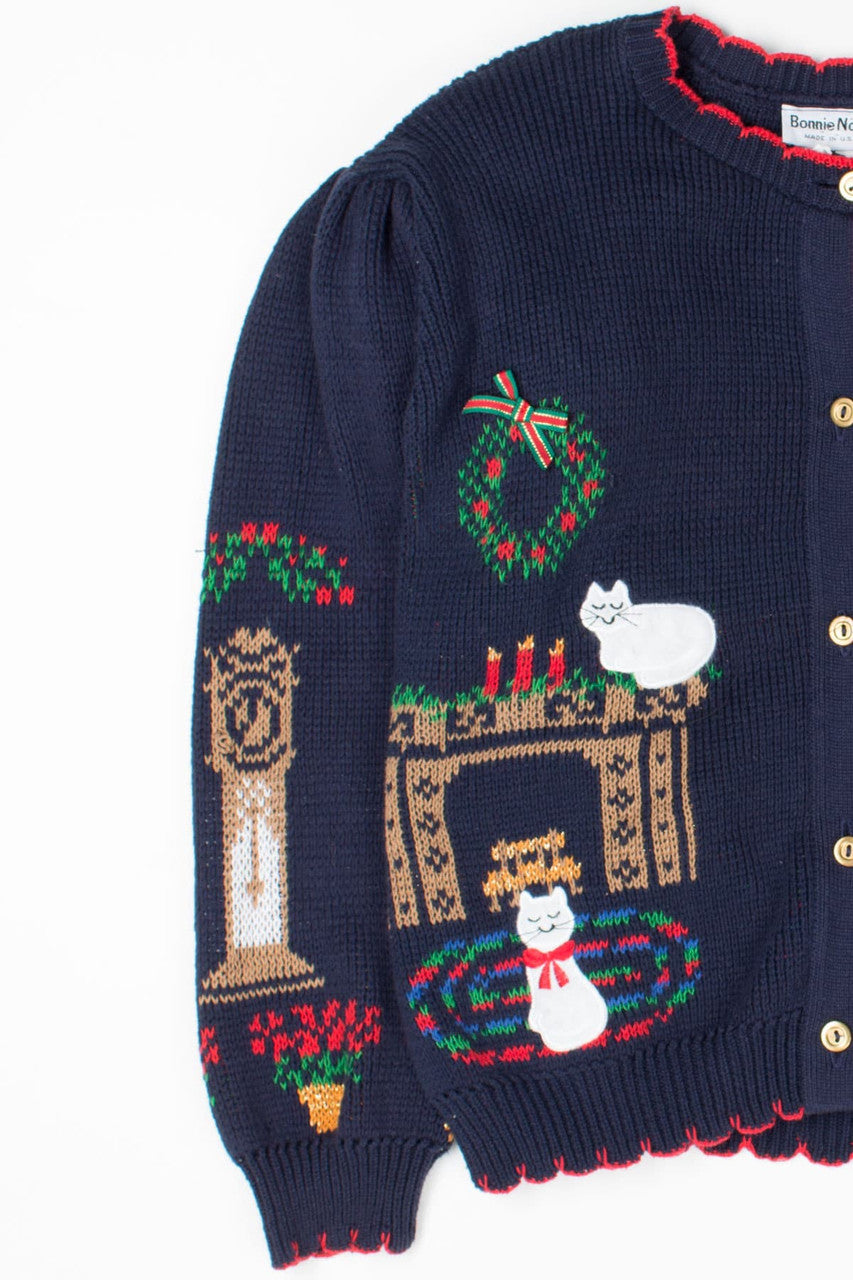 Blue Ugly Christmas Cardigan 52760