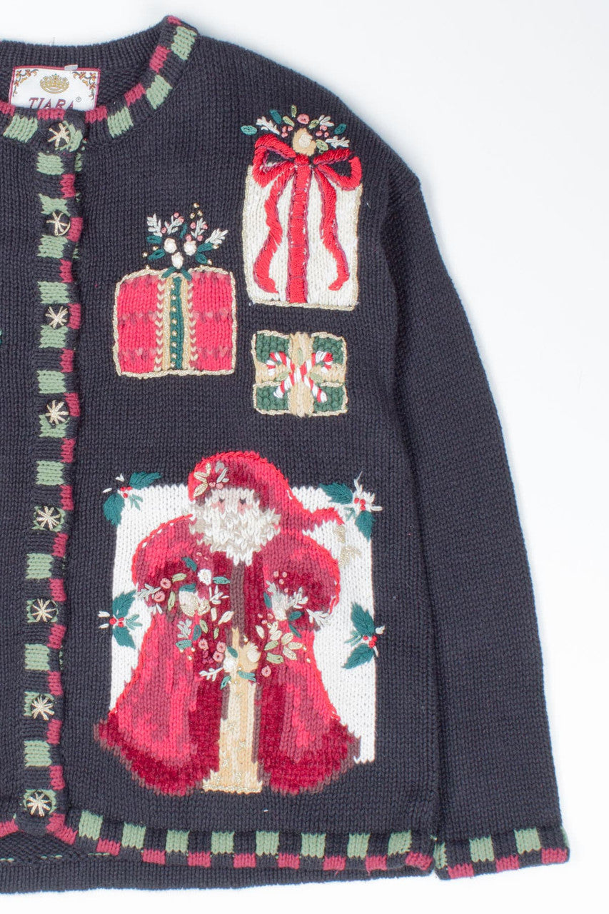 Black Ugly Christmas Cardigan 52764