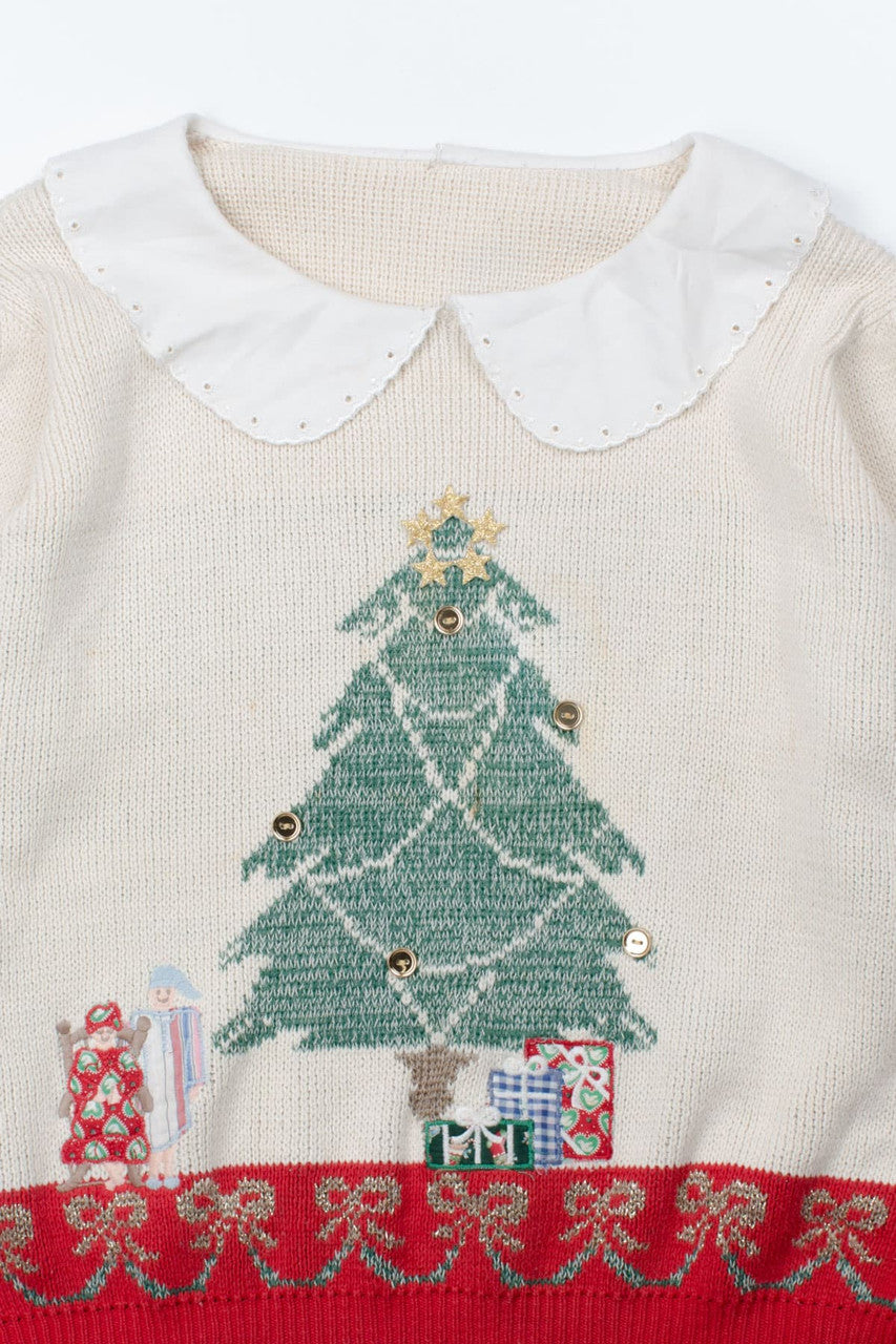 White Ugly Christmas Pullover 52800
