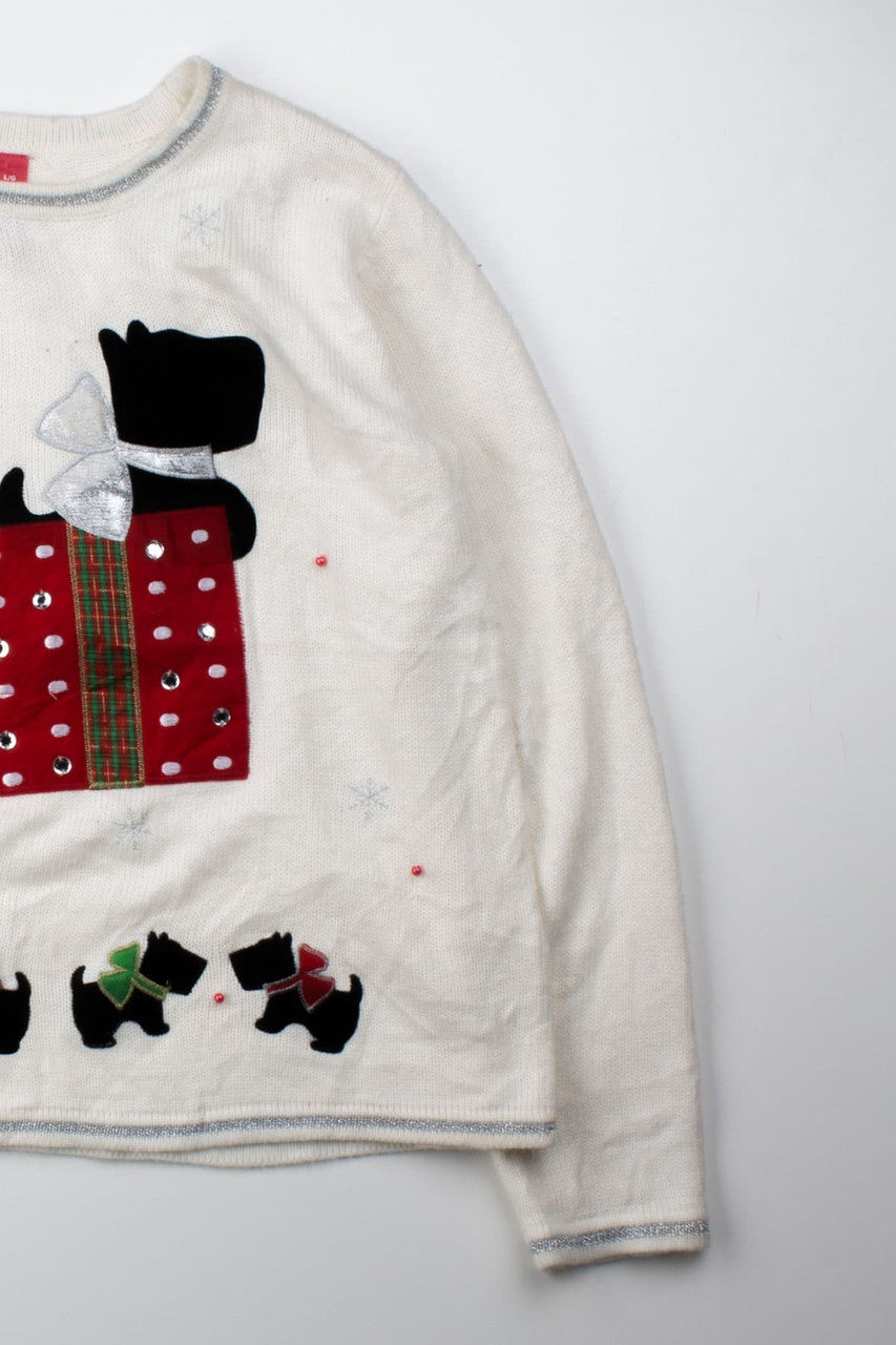 White Ugly Christmas Pullover 52904