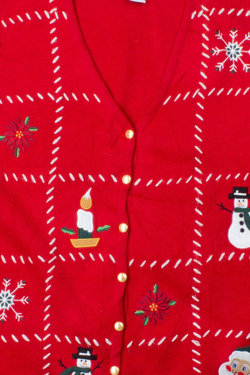 Red Ugly Christmas Vest 52945