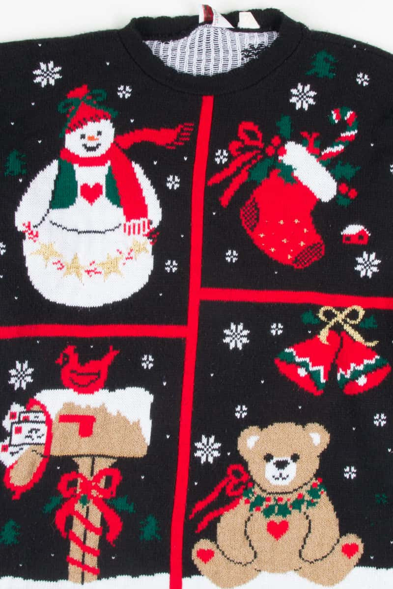 Black Ugly Christmas Pullover 53170