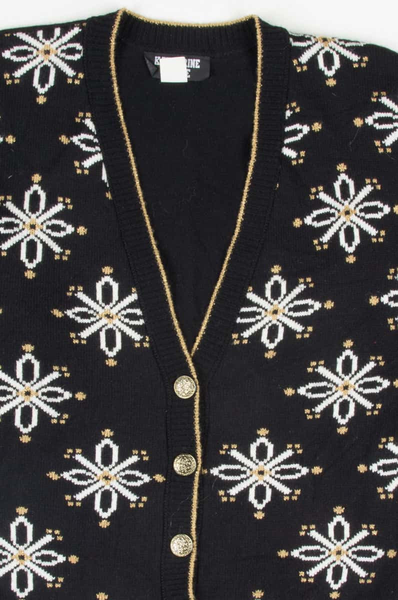 Black Ugly Christmas Cardigan 53172