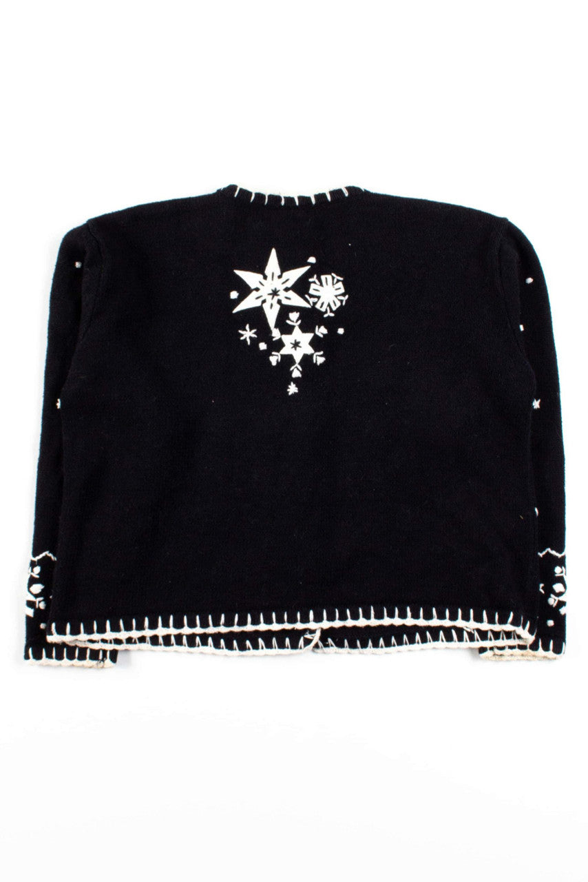 Black Ugly Christmas Cardigan 53440