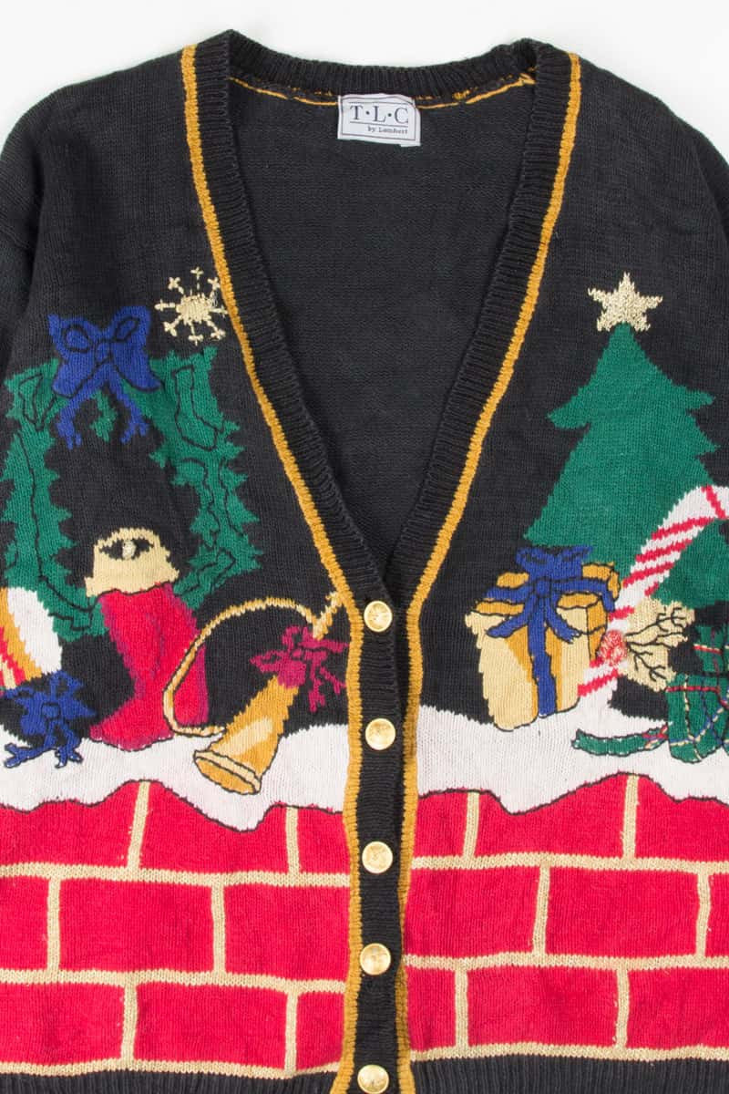 Black Ugly Christmas Cardigan 53468
