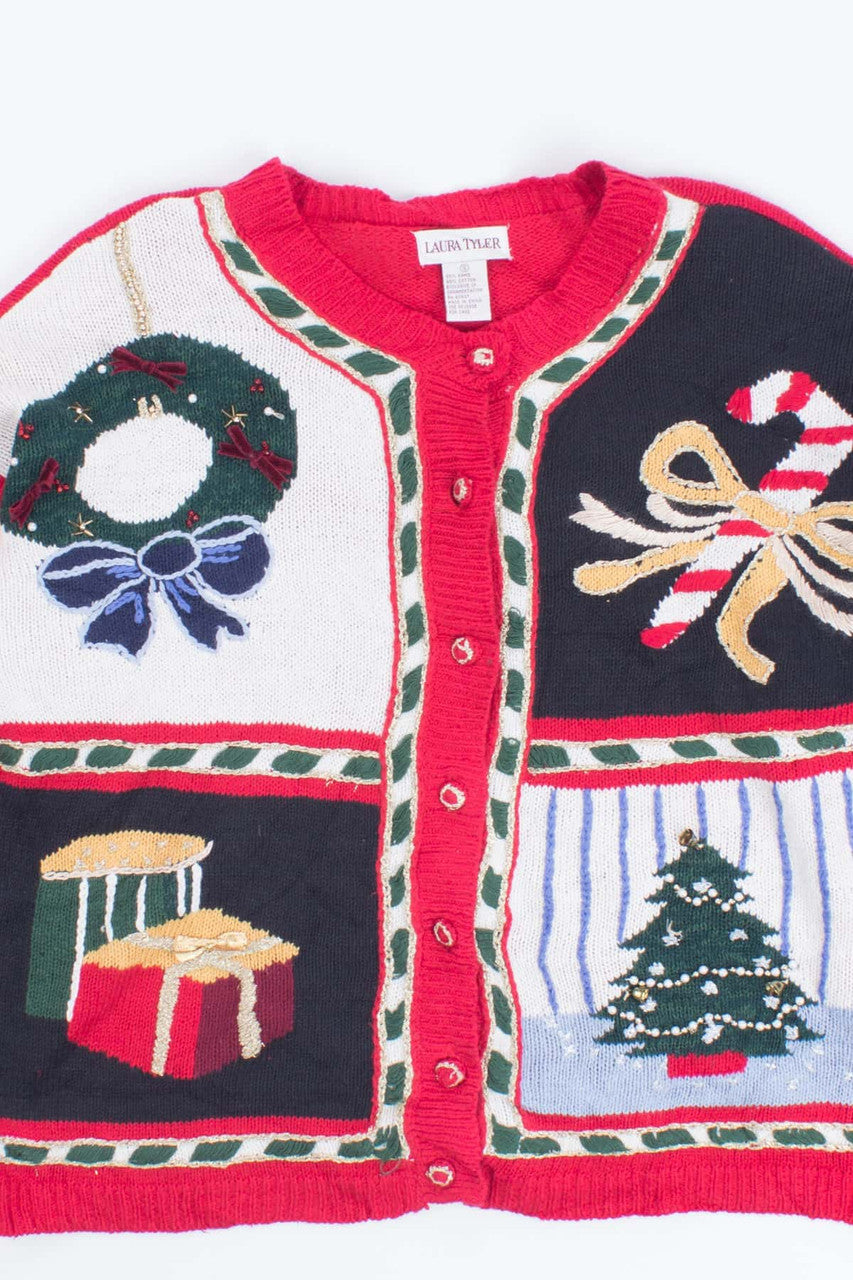 Red Ugly Christmas Cardigan 53490